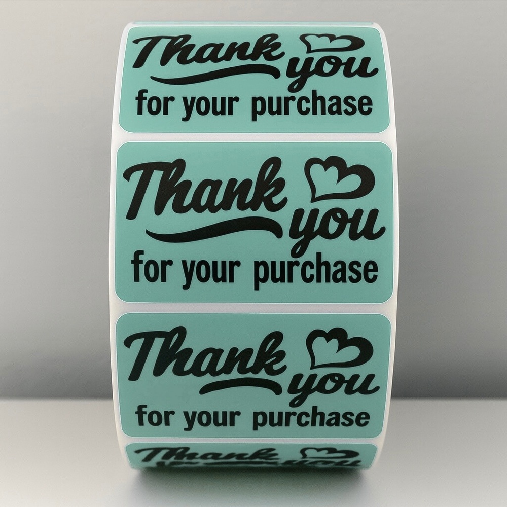 Thank You for Your Purchase Stickers – Small Business Packaging Labels 2" - Picture 7 of 10